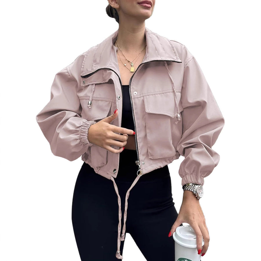 HELENA™ – Sleek Zip-Up Windbreaker Jacket