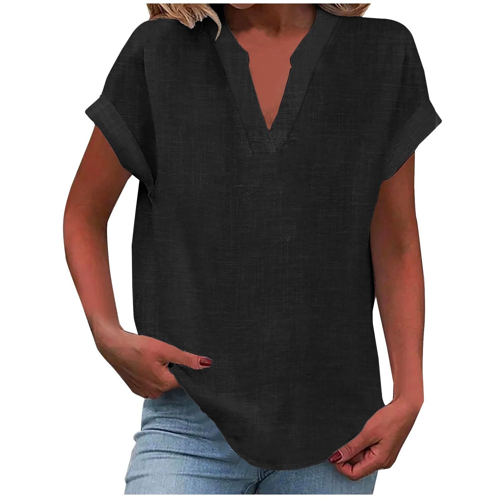 Lexi | Relaxed V-Neck Blouse