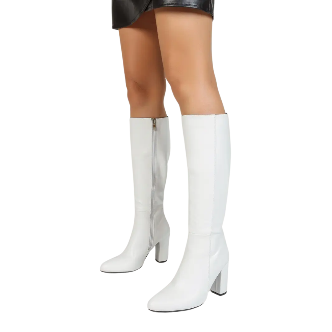 OTTAVIA™ – Sleek Pointed Toe Knee-High Boots