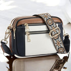 Beige with Black & Brown