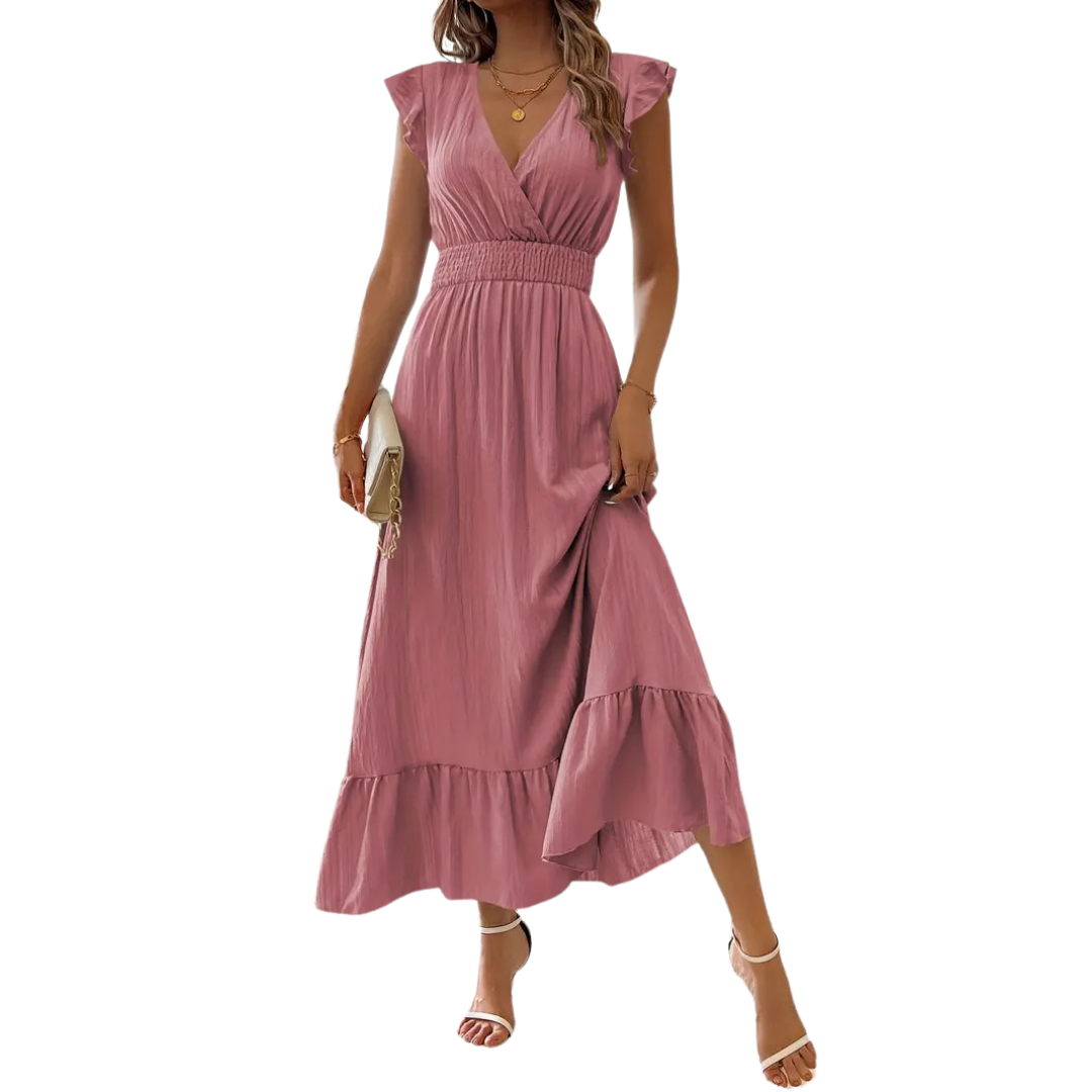 LORELEI™ – Breezy Short Sleeve Maxi Dress
