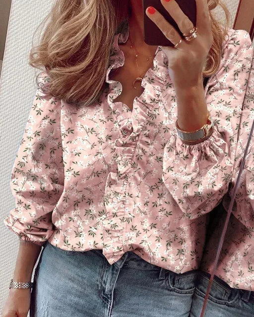 Emma | Feminine Blouse with Playful Ruffles