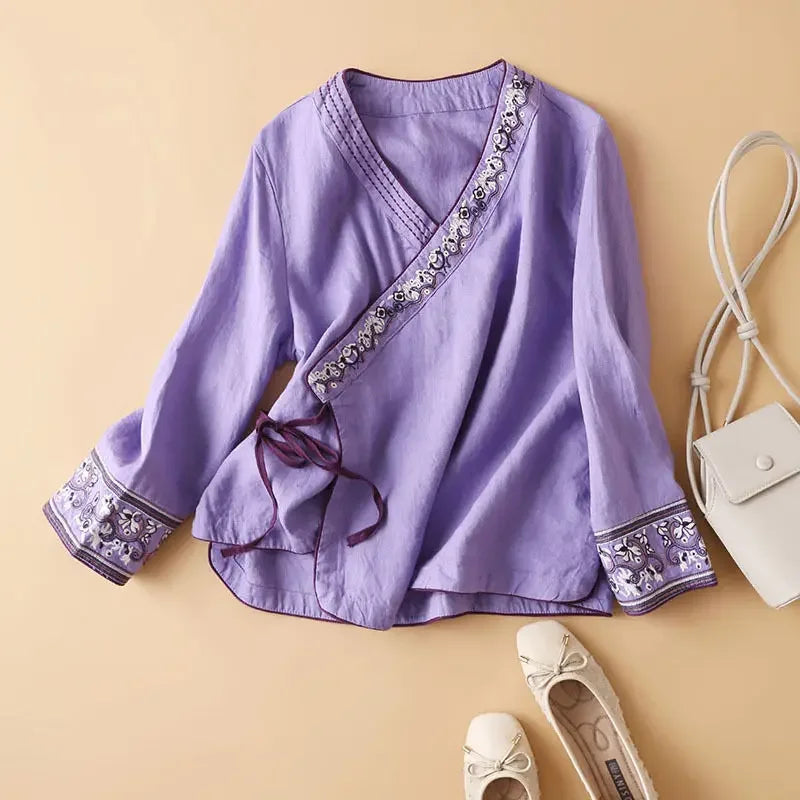 Lotus | Relaxed Pattern Breeze Blouse