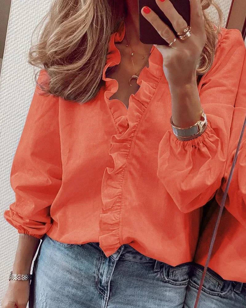 Emma | Feminine Blouse with Playful Ruffles