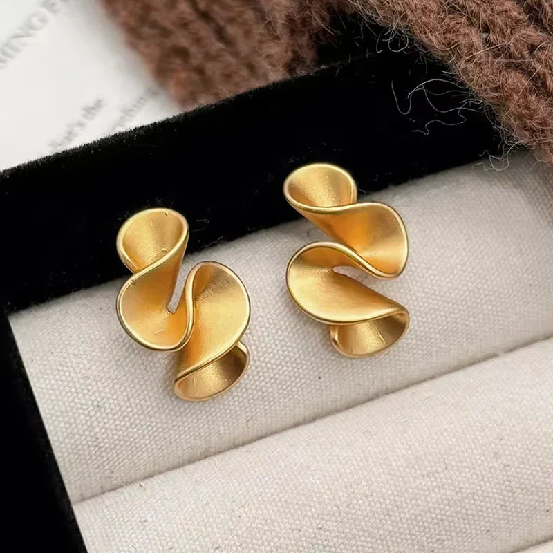 18K Gold & Silver Earrings