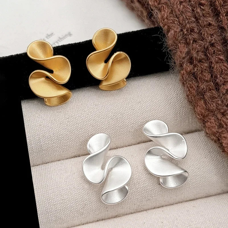 18K Gold & Silver Earrings