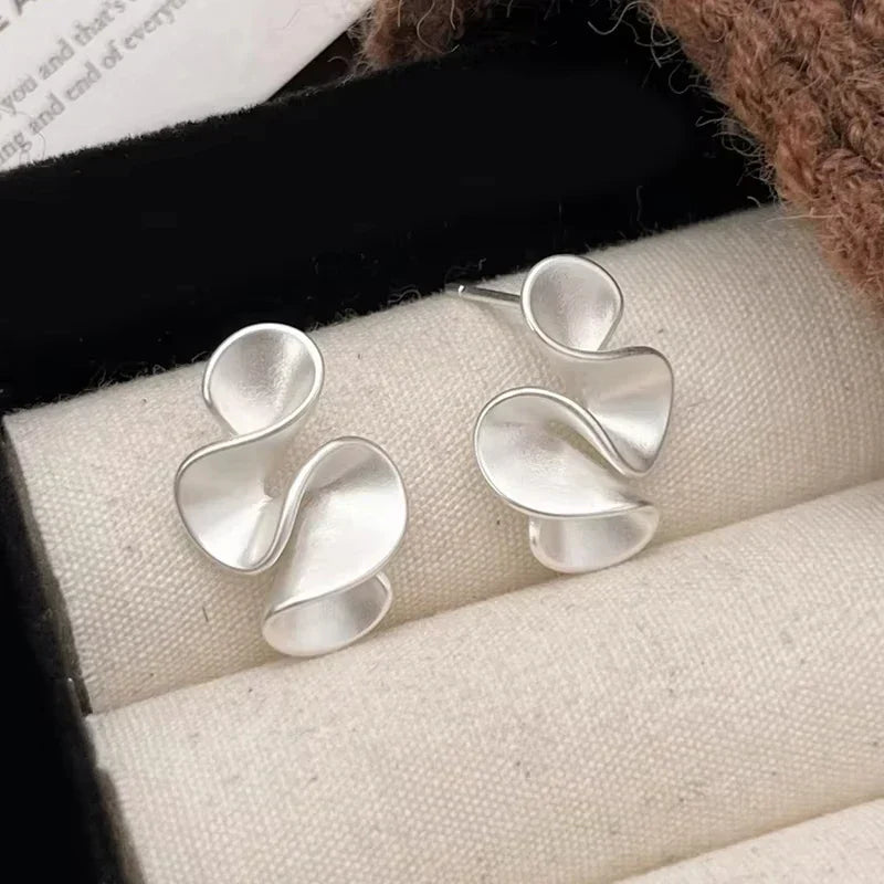 18K Gold & Silver Earrings