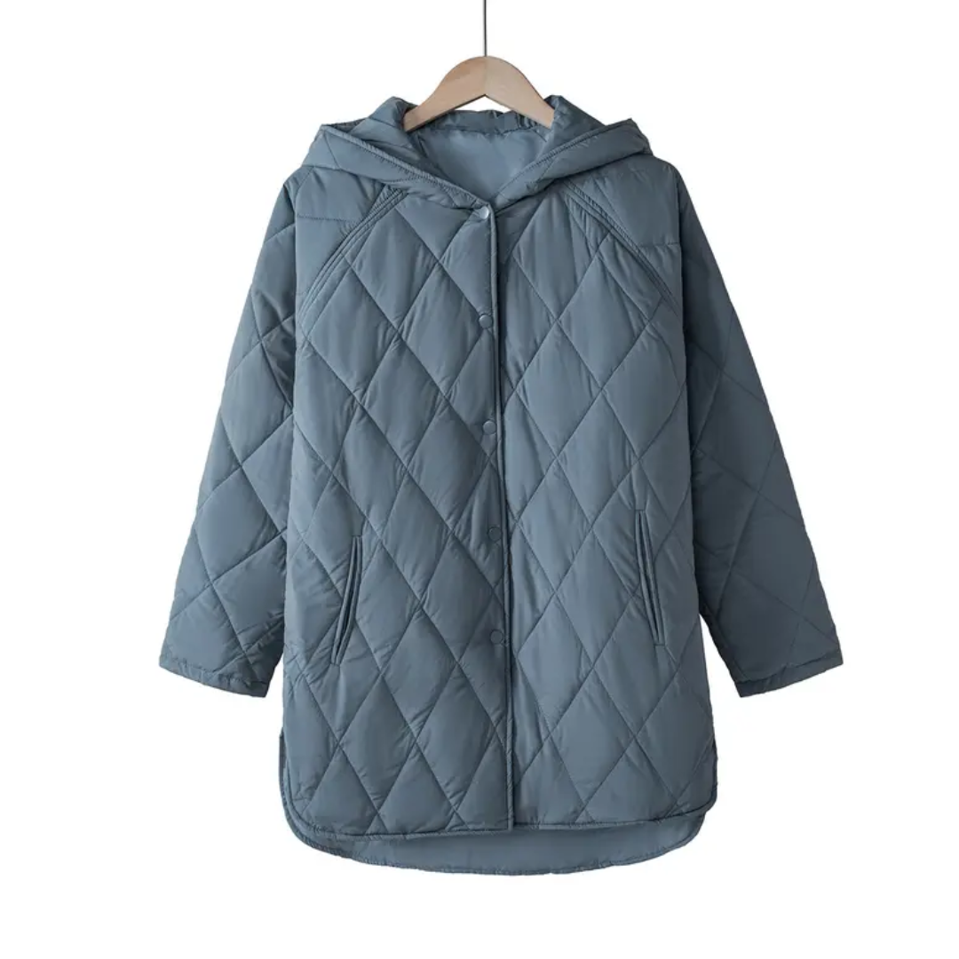 NYLA™ – Cozy Diamond Quilted Puffer Jacket