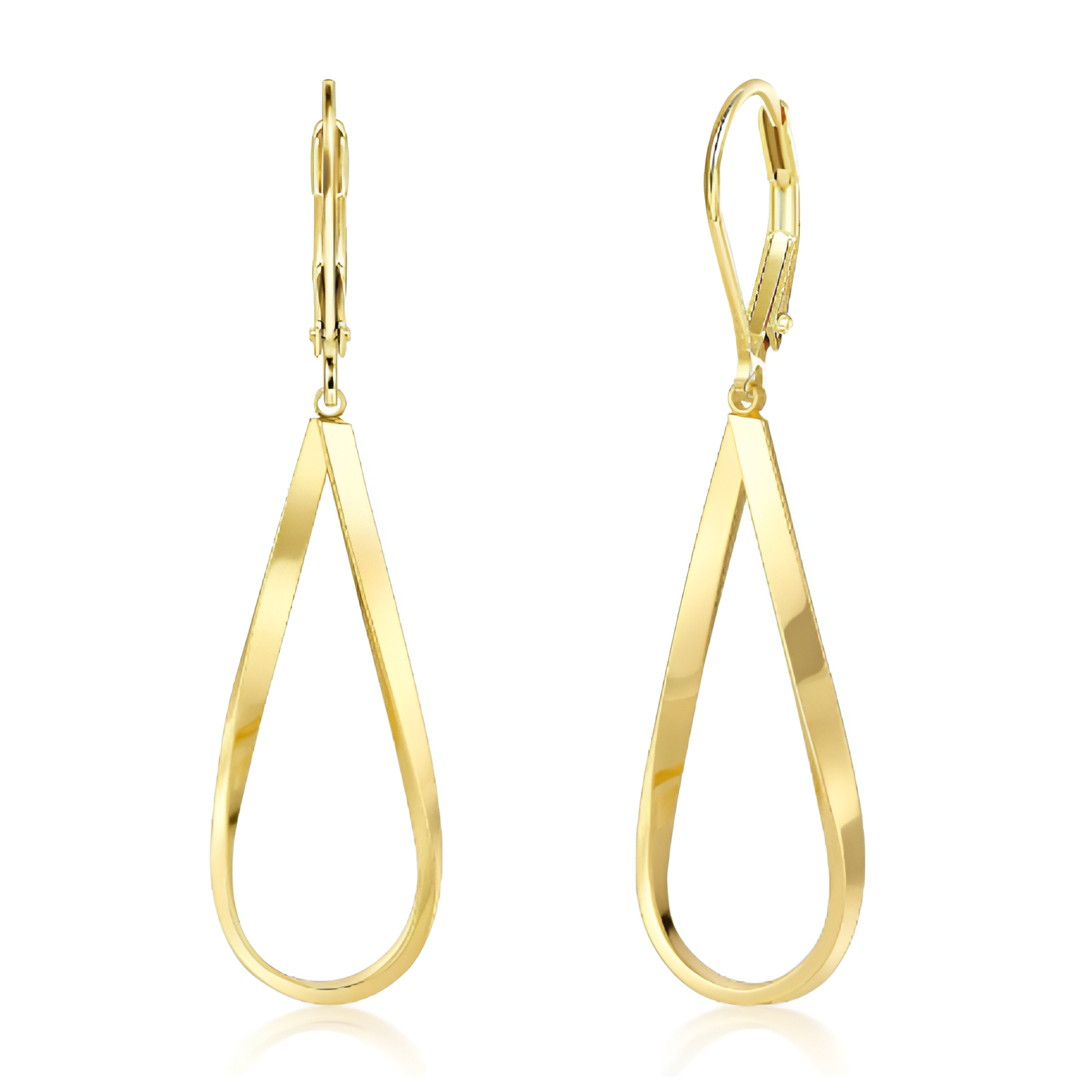 Vintage Dangling Gold Drop Earrings