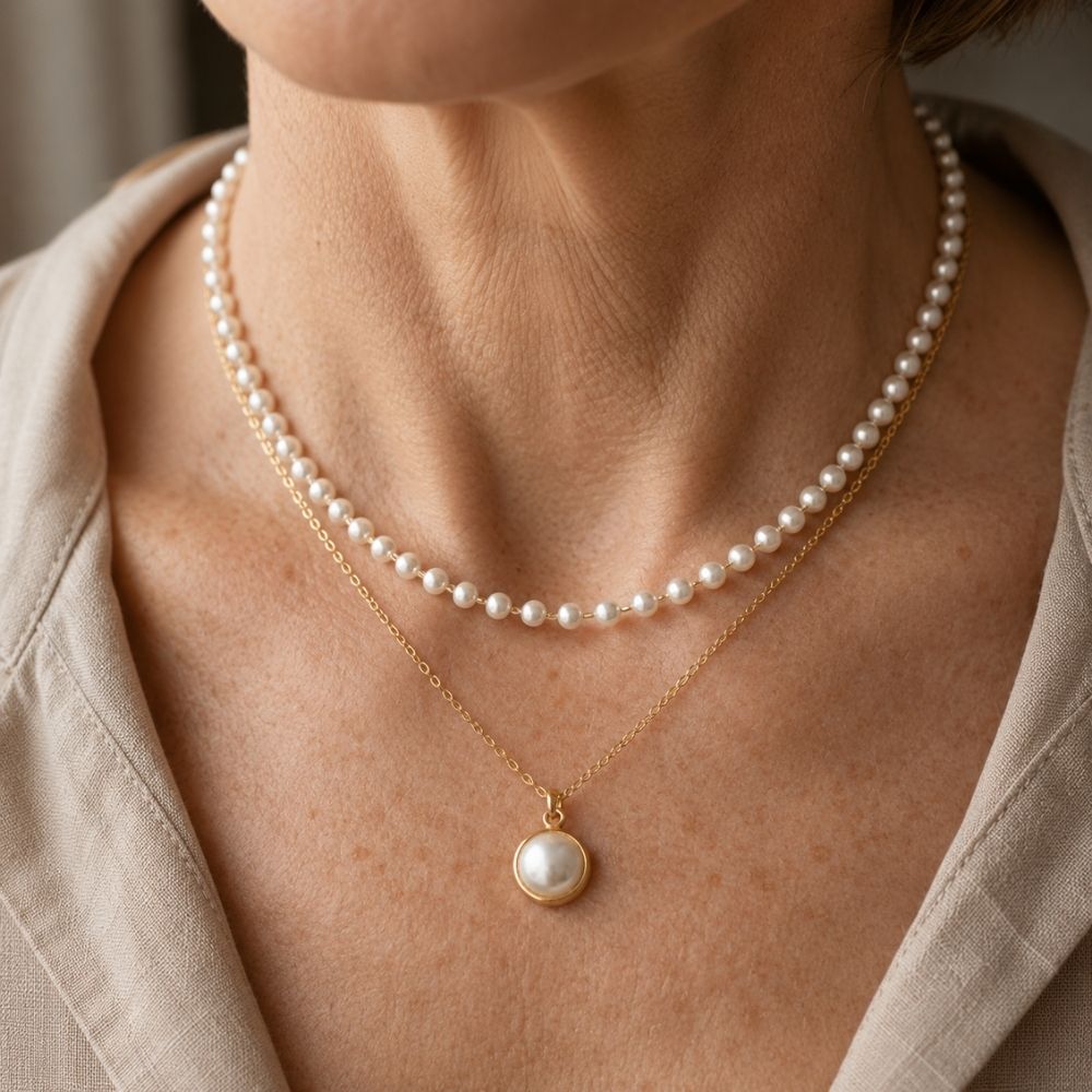 Lustrous Pearl Necklace