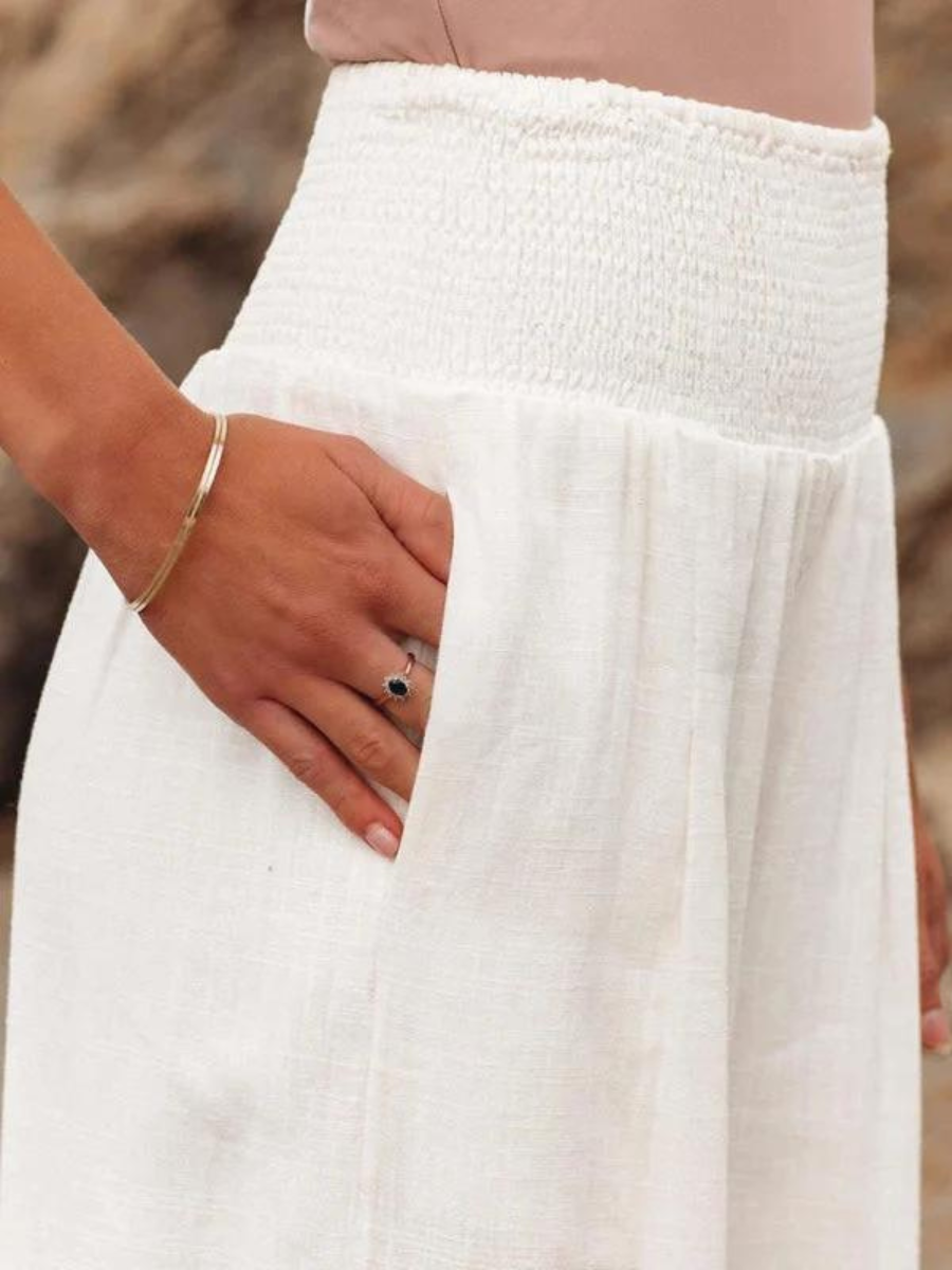 Susanne | Flowing Beach Pants with Wide Legs