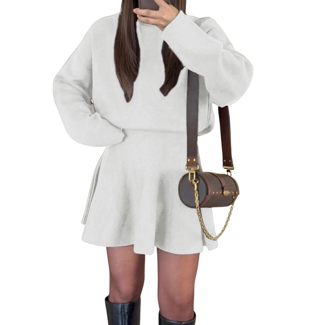 PATRICE™ – Cozy  Long Sleeve Dress