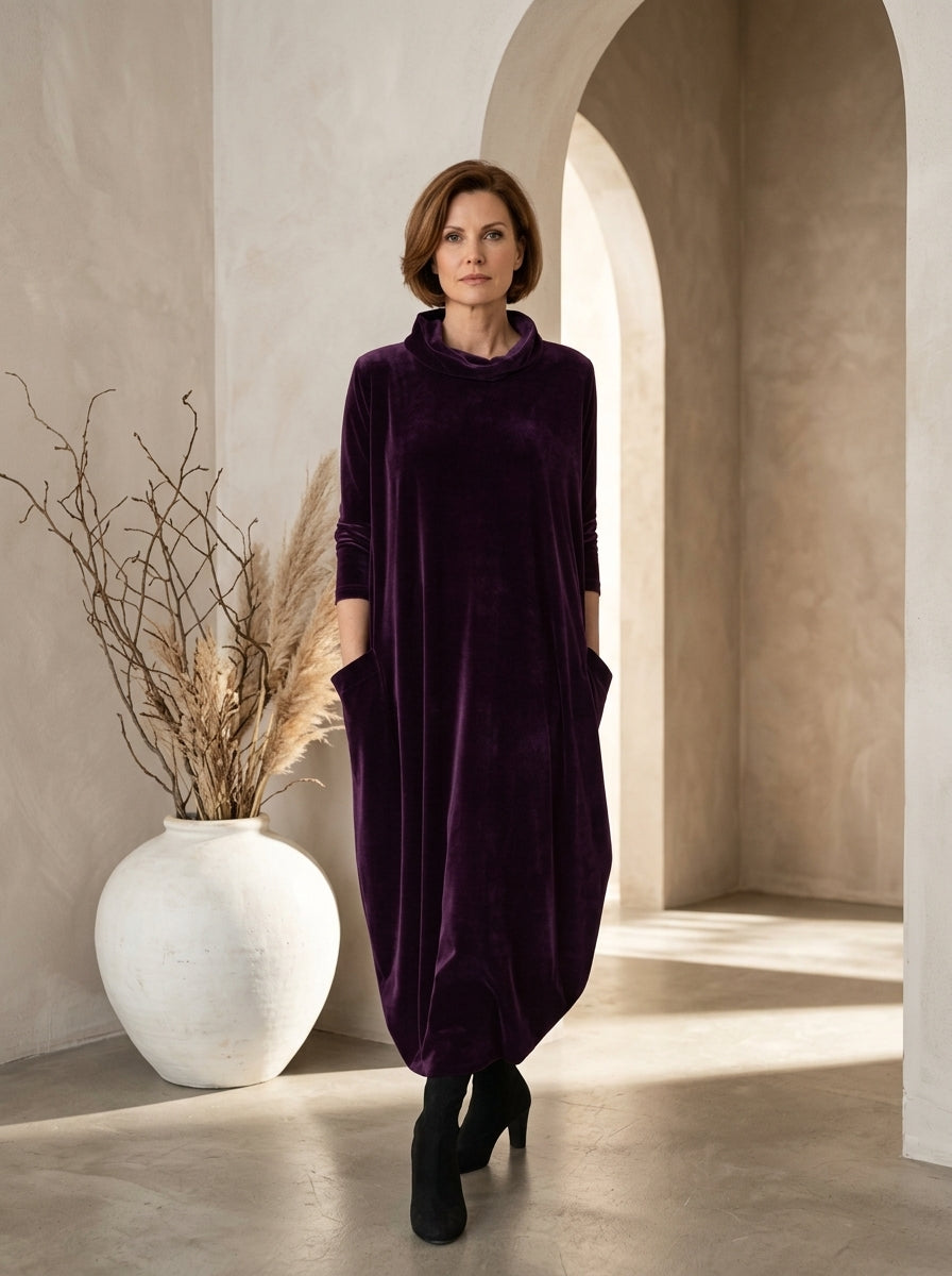 Leona Velvet Maxi Dress