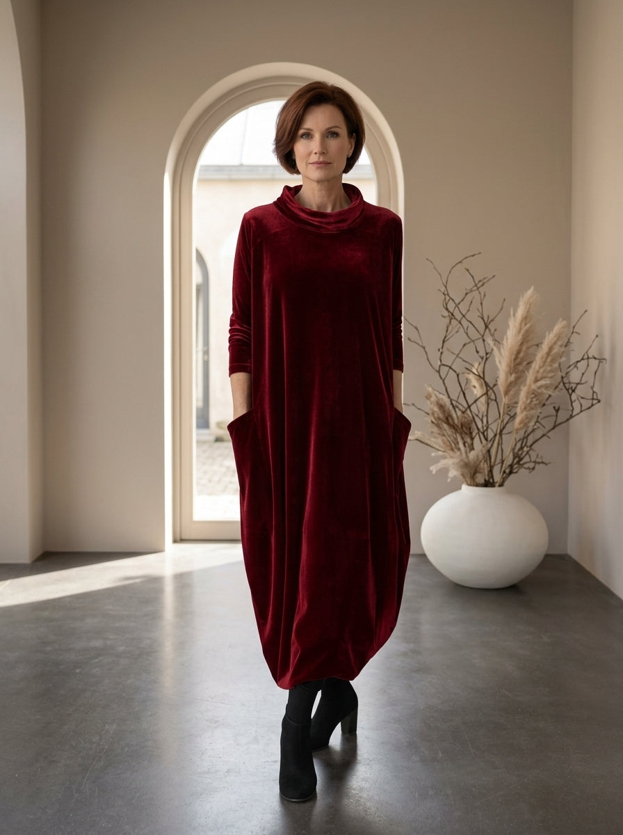Leona Velvet Maxi Dress