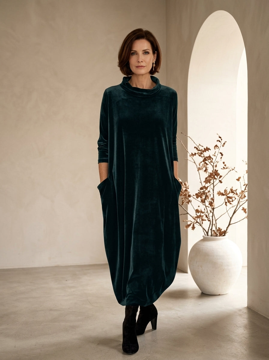 Leona Velvet Maxi Dress