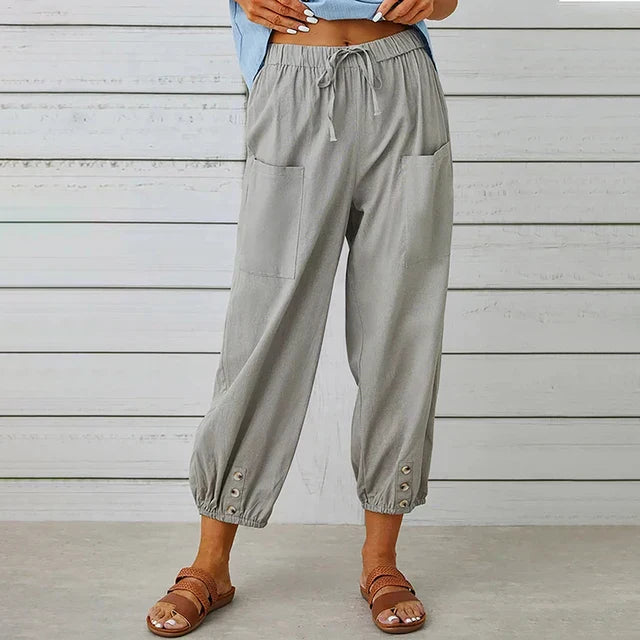 Lena | High Waist Relaxed Pants