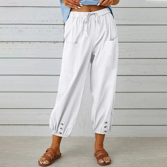 Lena | High Waist Relaxed Pants