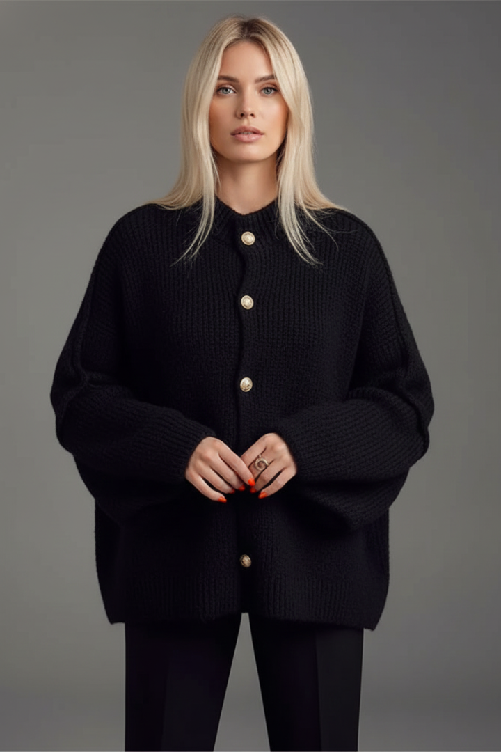 Aveline Braided Cable Knit Cardigan