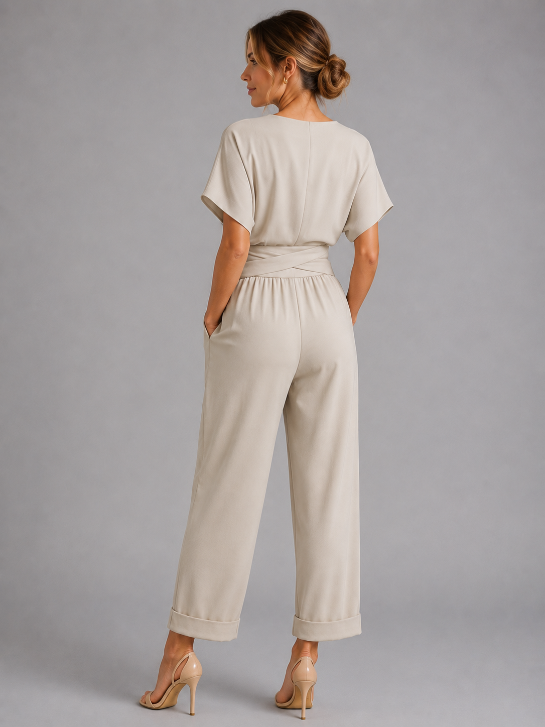 Ines | Wrap Front Cropped Co-Ord Set