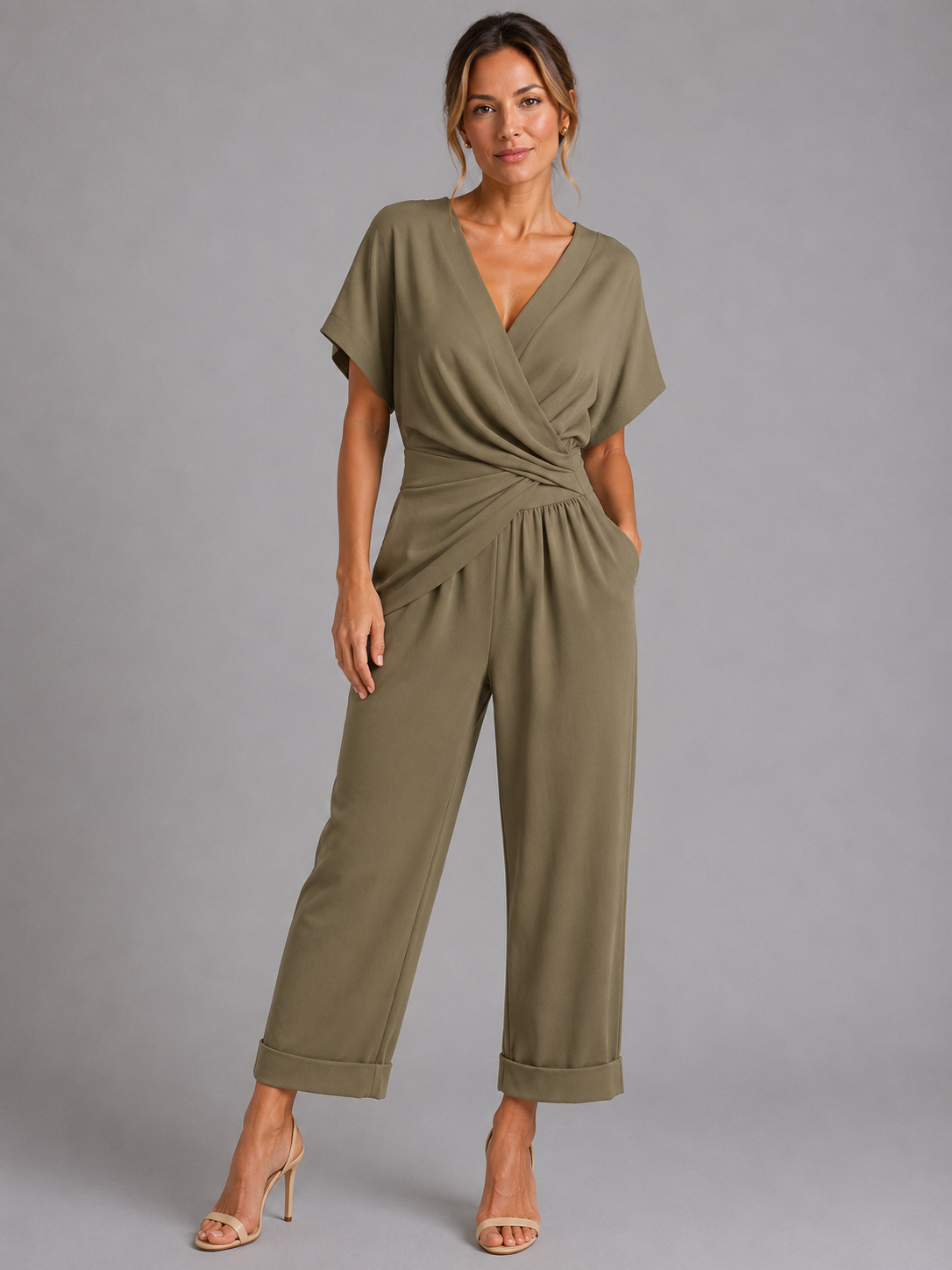 Ines | Wrap Front Cropped Co-Ord Set