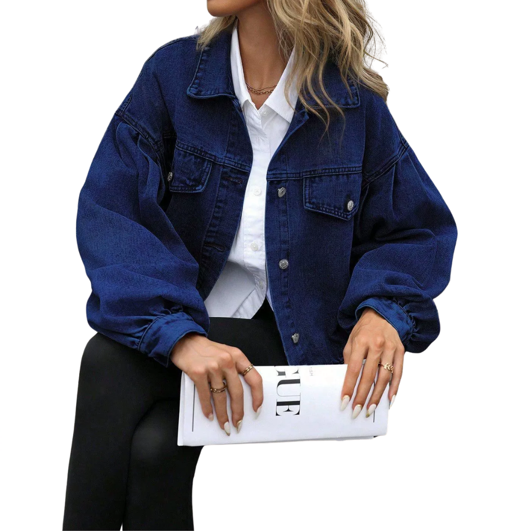 RICKI™ – Relaxed Distressed Street Denim Jacket