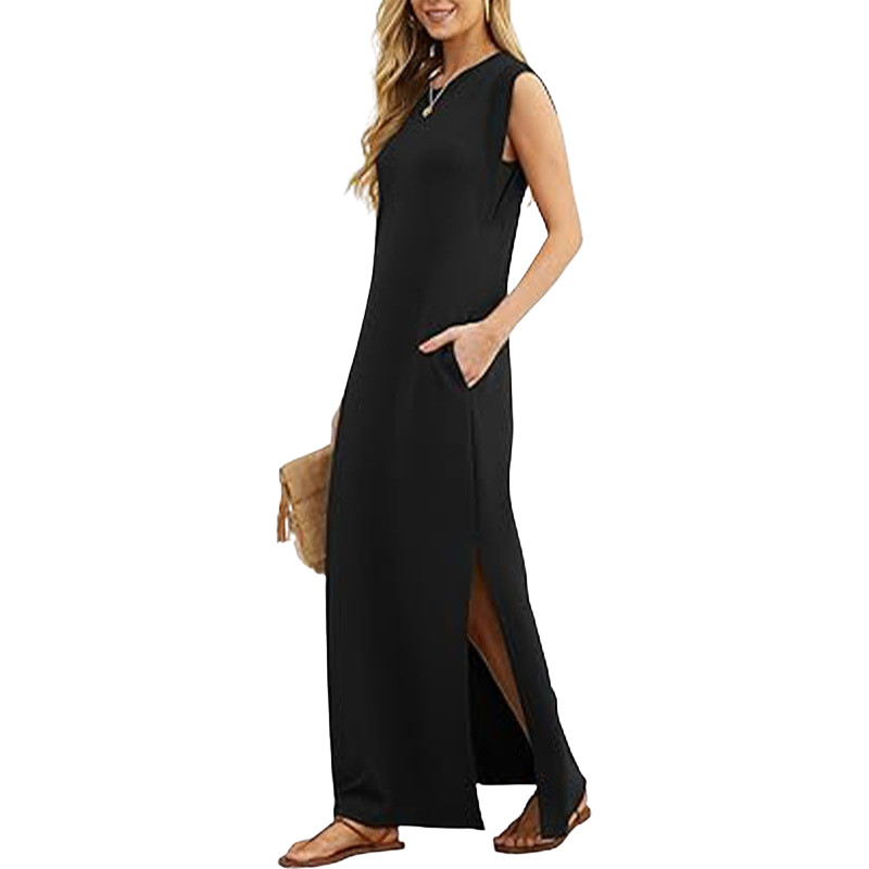 TASHA™ – Casual Sleeveless Maxi Dress