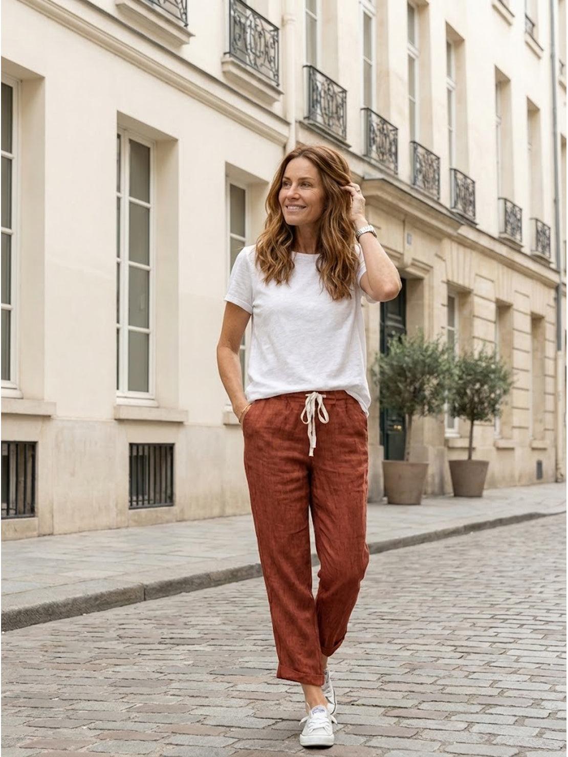 Harper | Women's Casual Drawstring Straight-Leg Casual Pants
