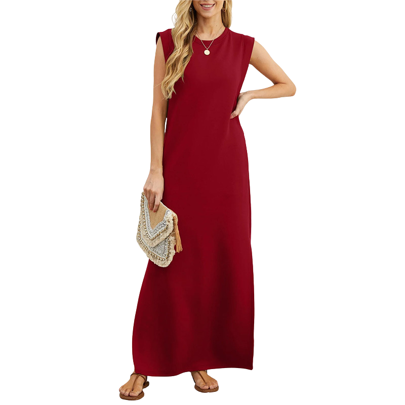 TASHA™ – Casual Sleeveless Maxi Dress