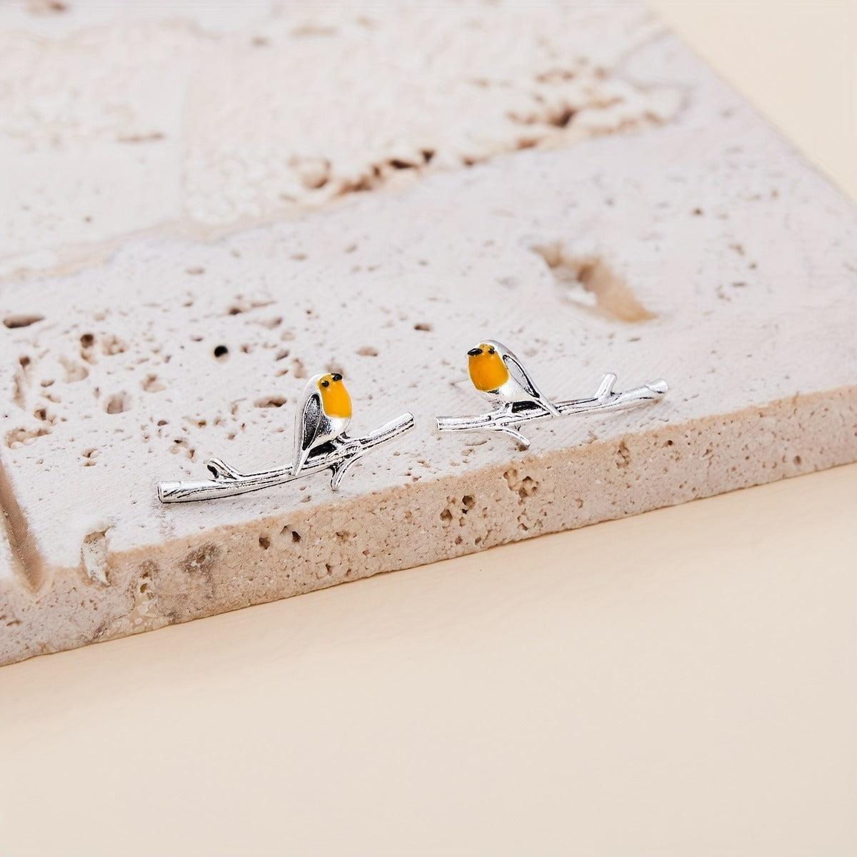 Playful Bird Earrings