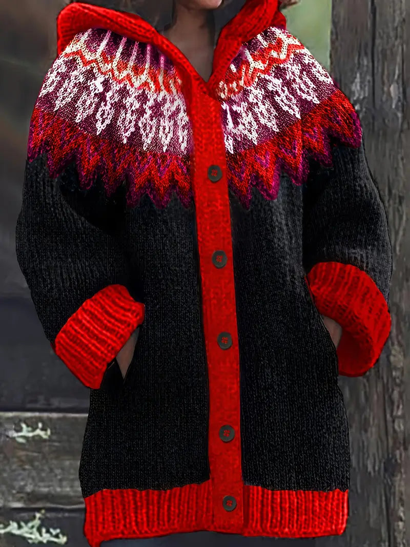Adeline™ | Casual Hooded Cardigan
