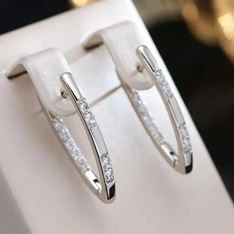 Quinn | Refined Zirconia Stone Earrings