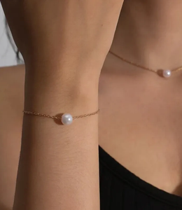 Golden Pearl Bracelet