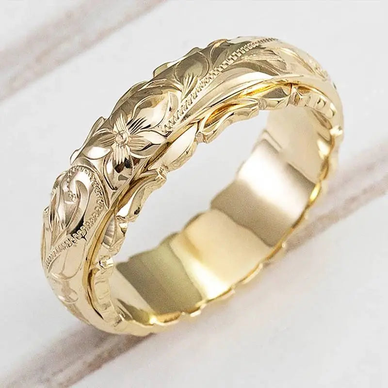Yolanda | Old Flower Gold Ring