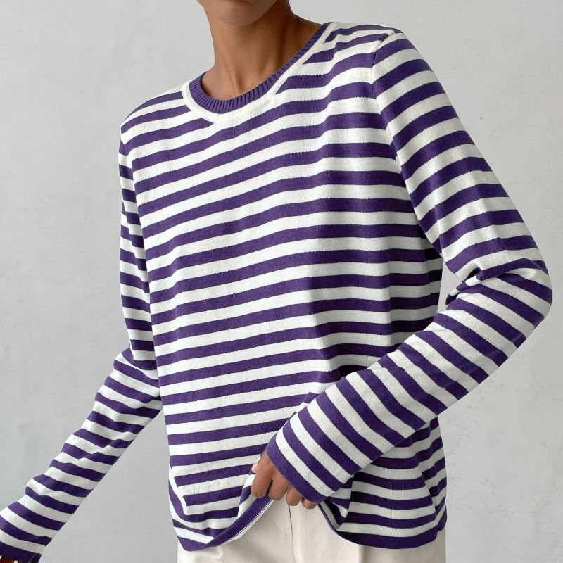 Dana | Elegant Striped Summer T-Shirt