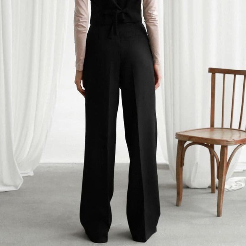 Iris | Women's High Waisted Wide Leg Pants