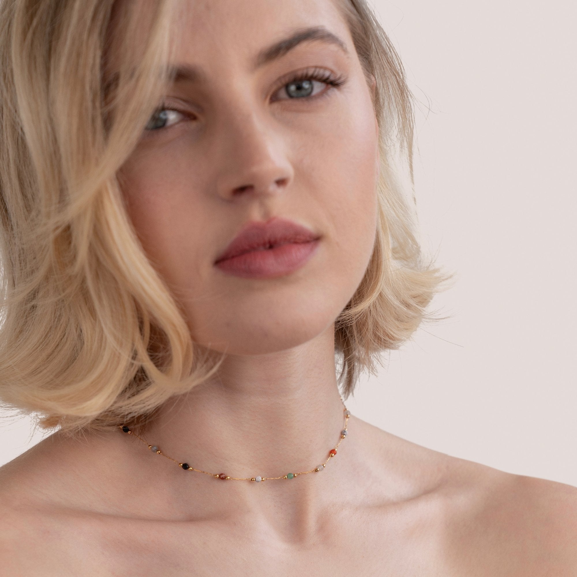 Minimalist Stone Pendant Necklace