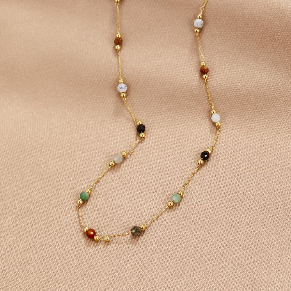 Minimalist Stone Pendant Necklace