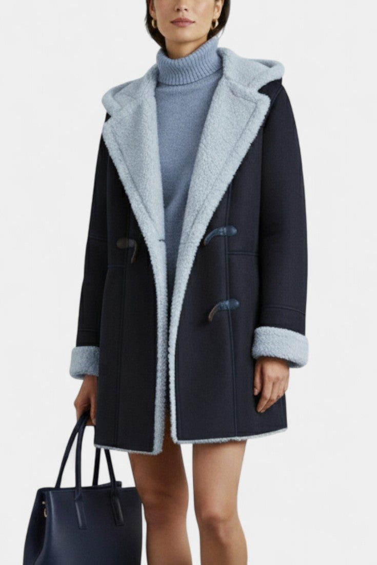 Katja Casual and Elegant Hooded Coat for Winter