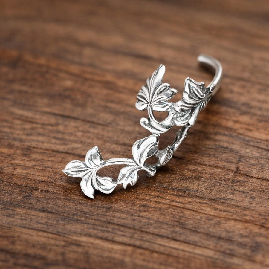 Vintage Flower Clip Earrings