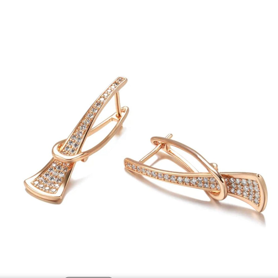 Radiant Layers Crystal Earrings